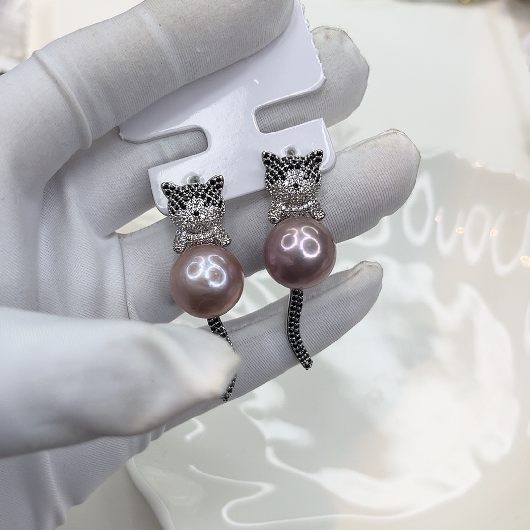 耳饰淡水珍珠合金