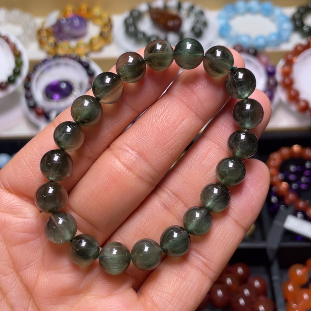 水晶手链未镶嵌绿发晶