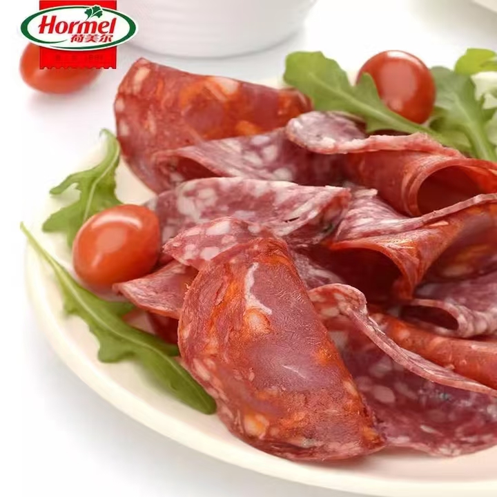 【保质期至25.810】荷美尔 腊肠片1kg*1袋