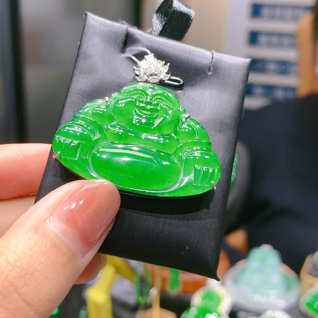 翡翠颈饰银S925镶嵌8甄选