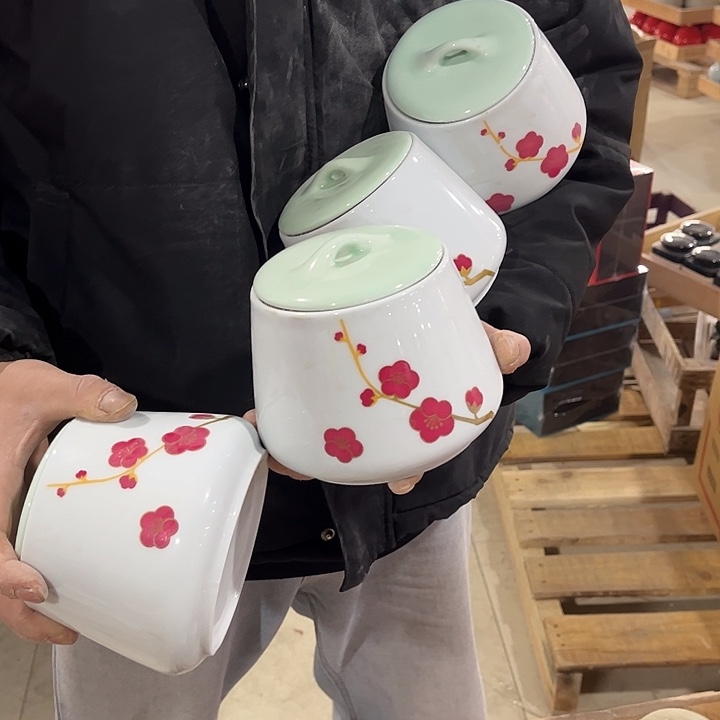 摆件陶瓷茶叶罐密封罐家用