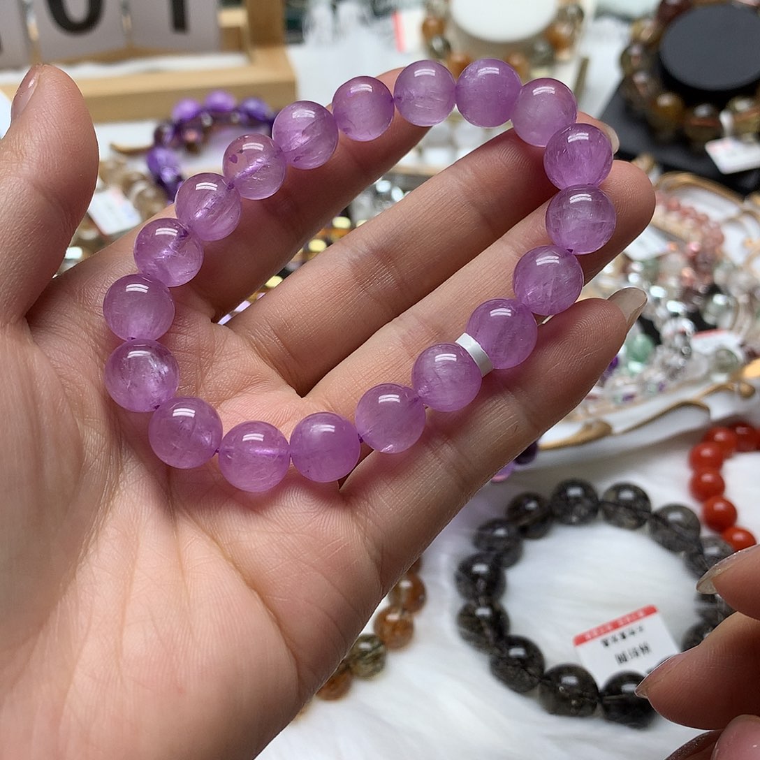 锂辉石手链未镶嵌手链