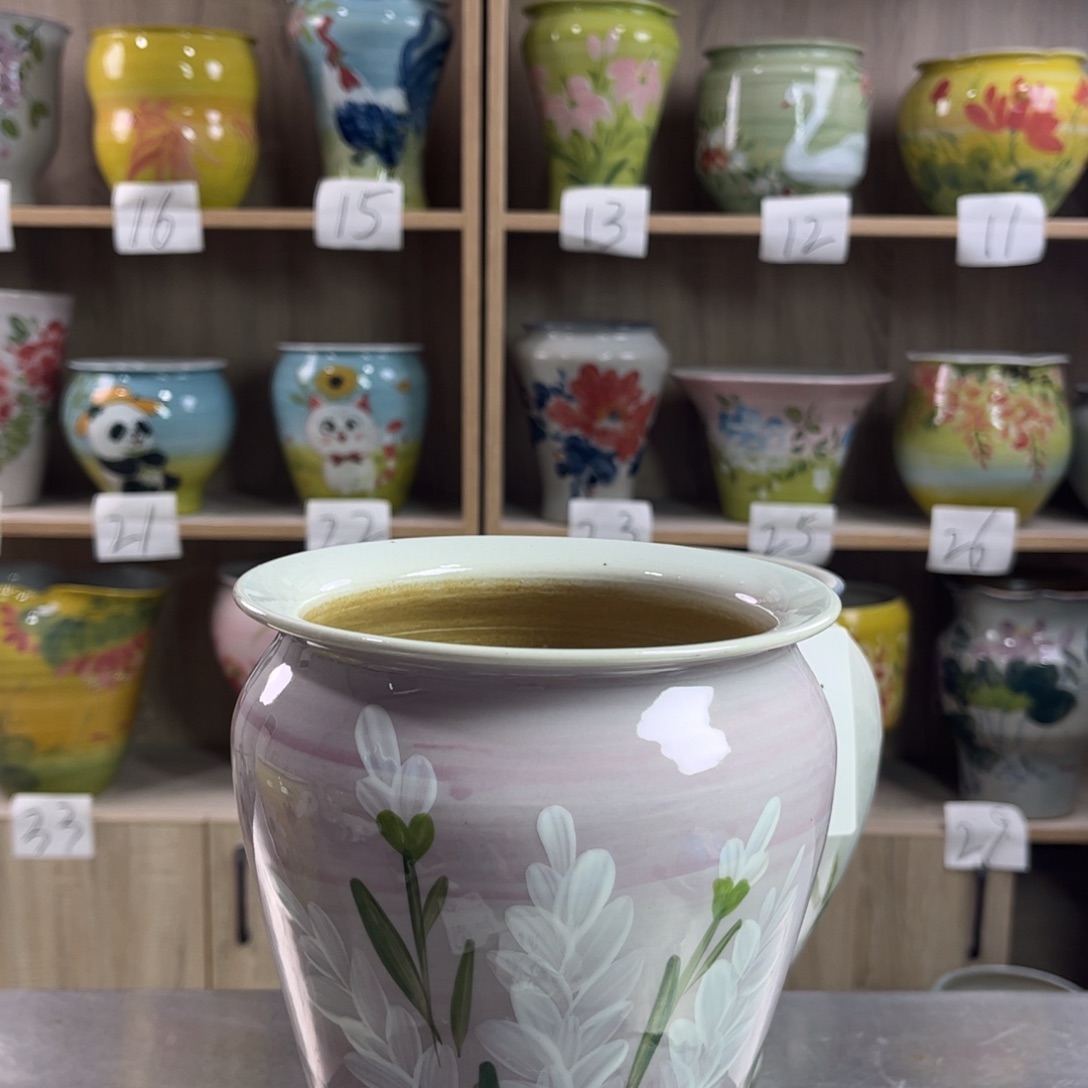 1zp景德镇陶瓷花盆