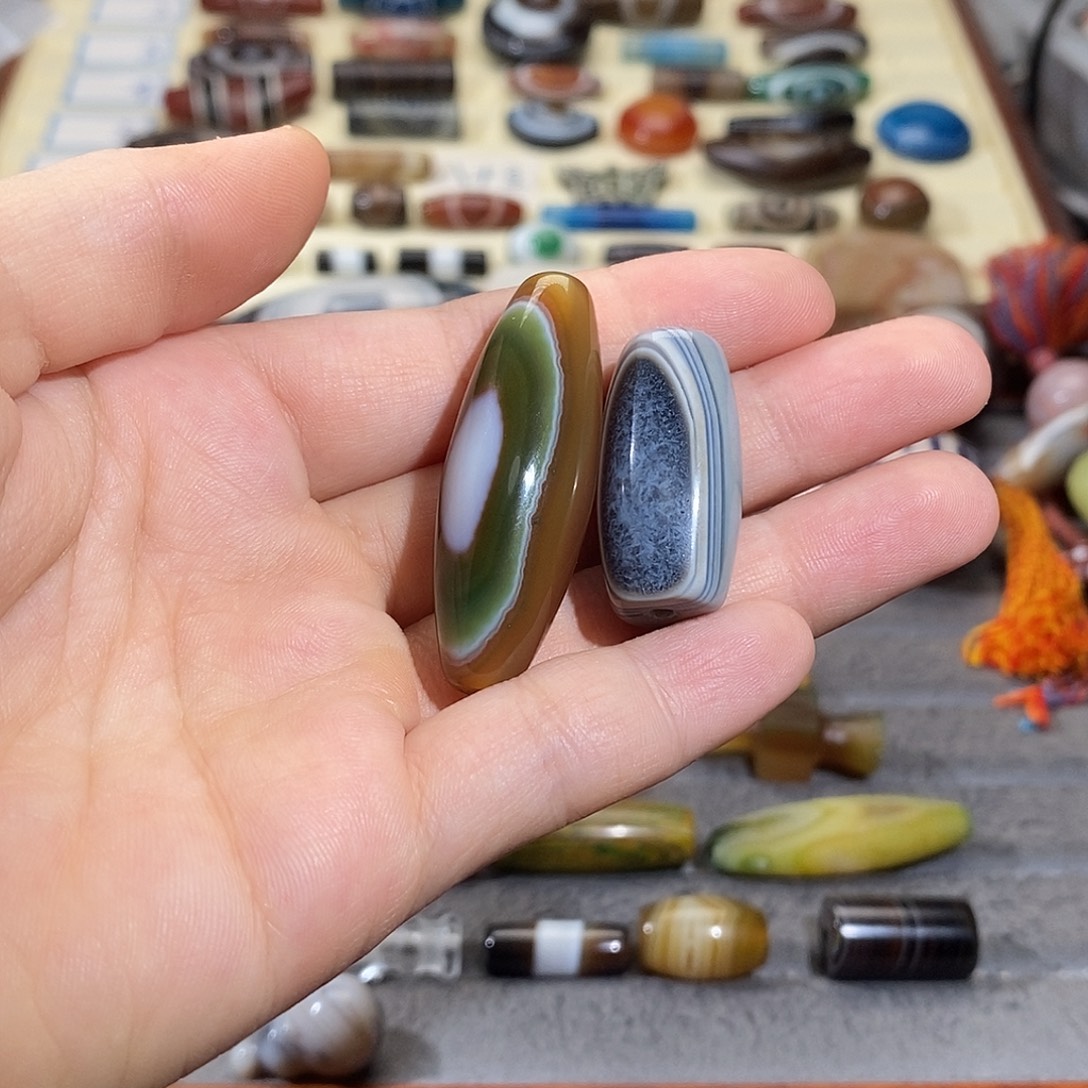 旋***兹玛瑙/玉髓合金颈饰