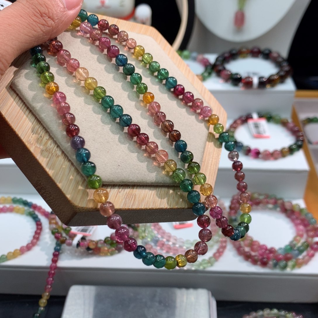 碧玺手链未镶嵌    5.3mm