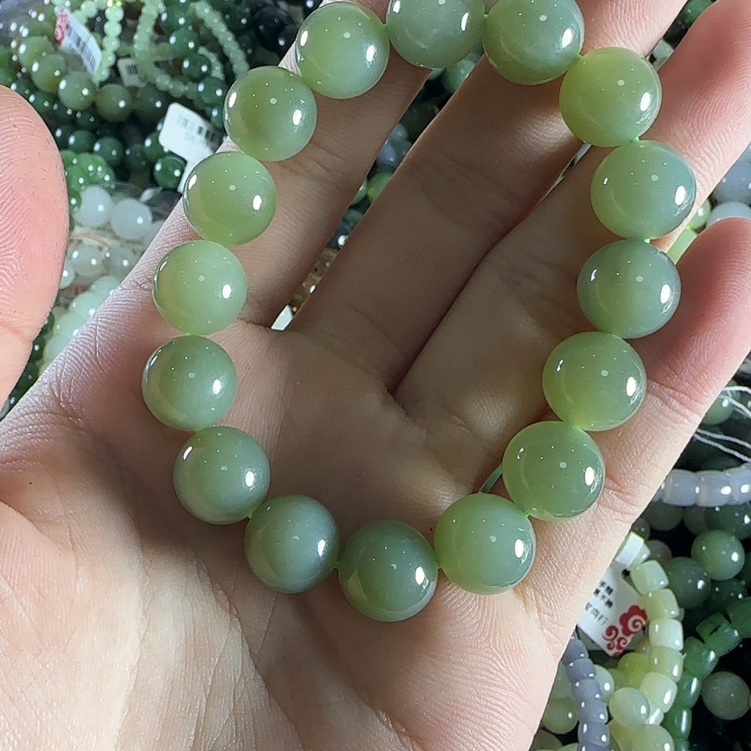 和田玉手链未镶嵌24