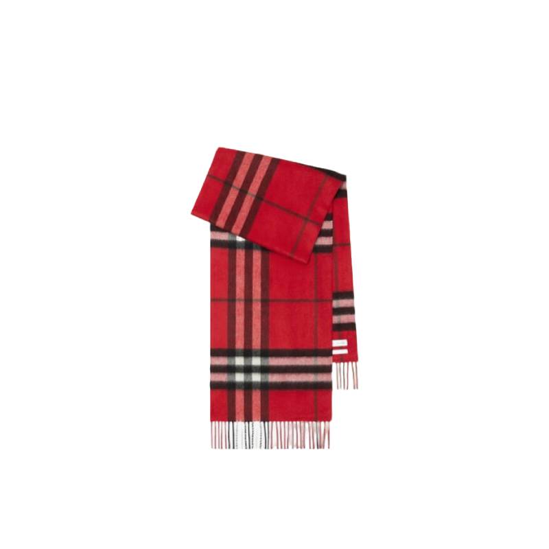 BURBERRY/博柏利【马上红】围巾男女格纹羊绒围巾红色81126401商品图