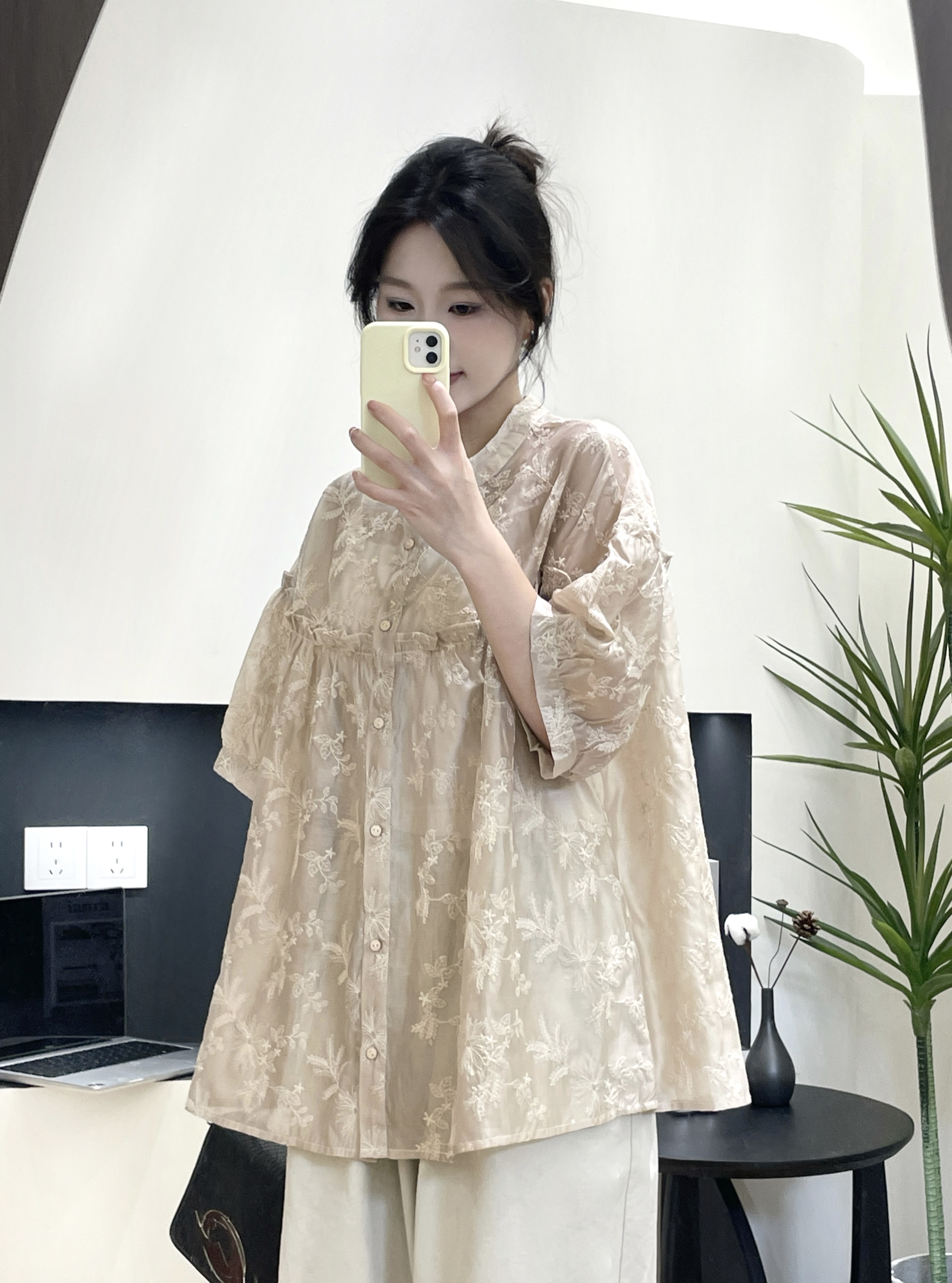 链接大小码合集（C01-C300)春夏季衬衫宽松百搭休闲慵懒风