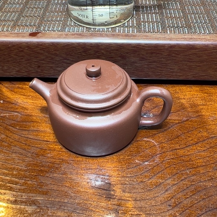 紫砂茶壶垚*宜兴紫半手200毫升