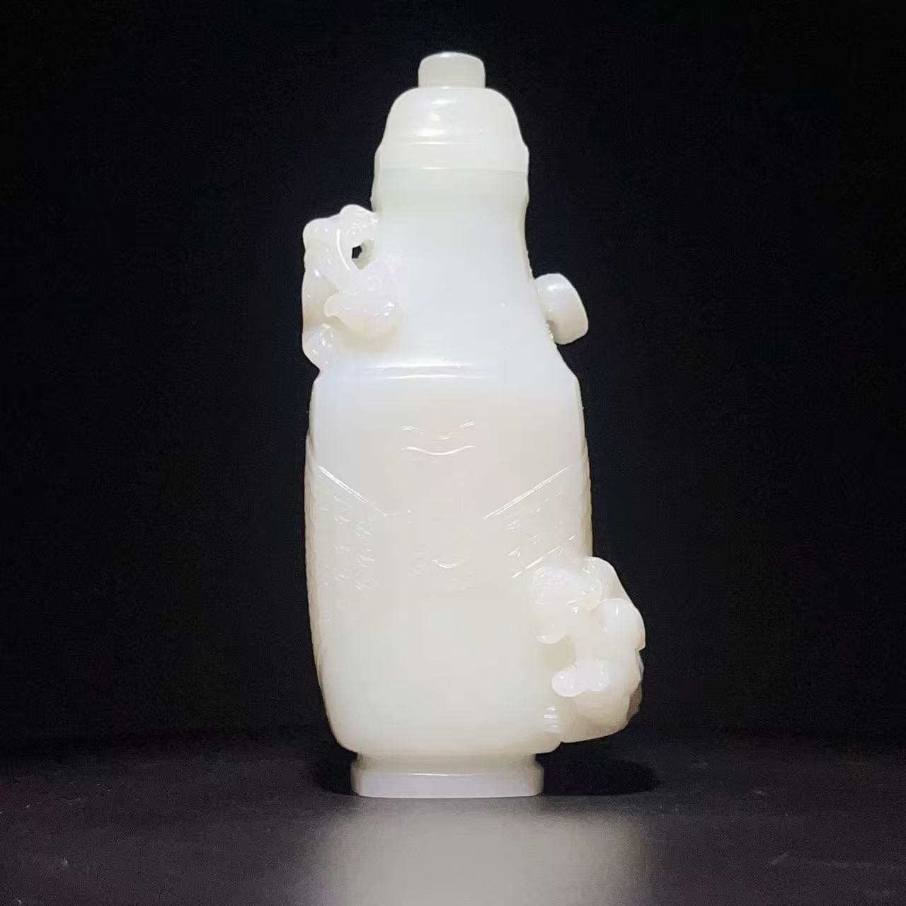 【清代】-和田玉玉瓶2507060042