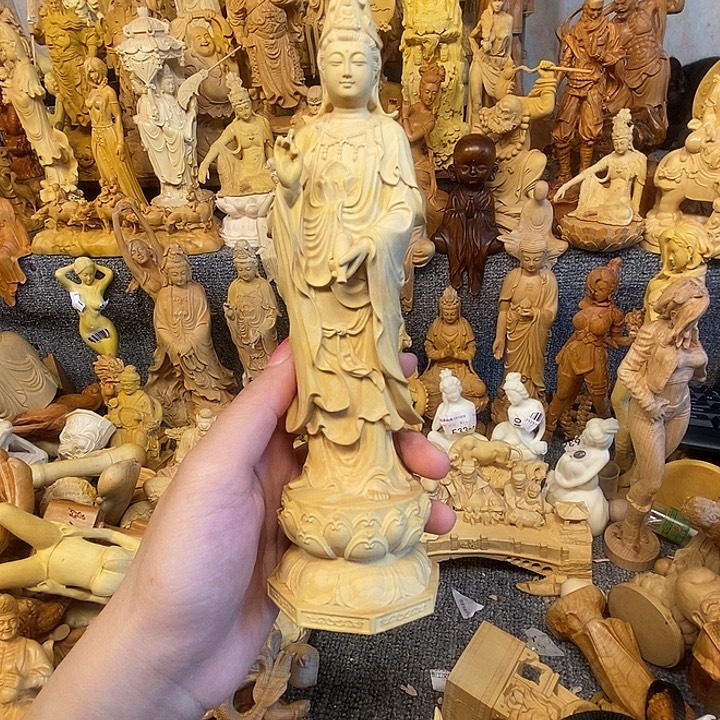 黄杨木黄杨木瑕疵观音