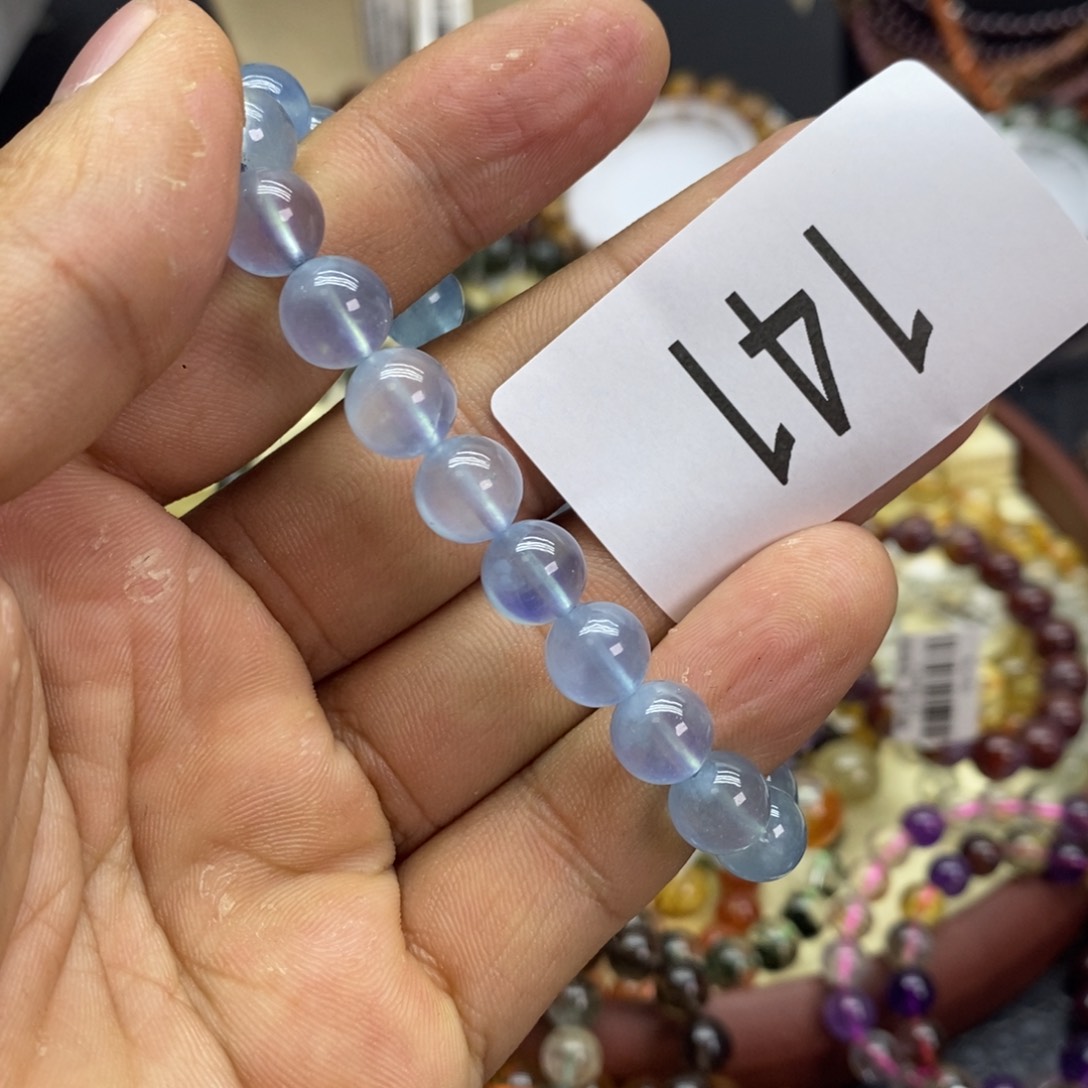 海蓝宝石手链未镶嵌手链