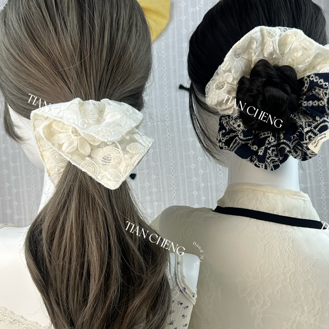 【甜橙】6.8-29.8发圈 肠圈枕头蝴蝶结