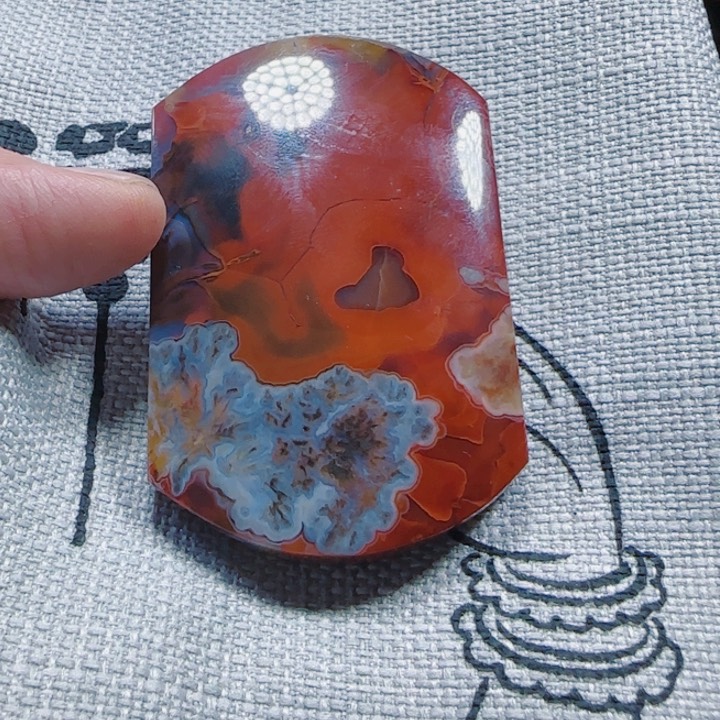 玛瑙/玉髓吊坠未镶嵌霓**飘