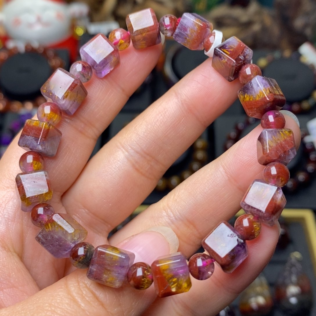 水晶A037极光23方糖未镶嵌