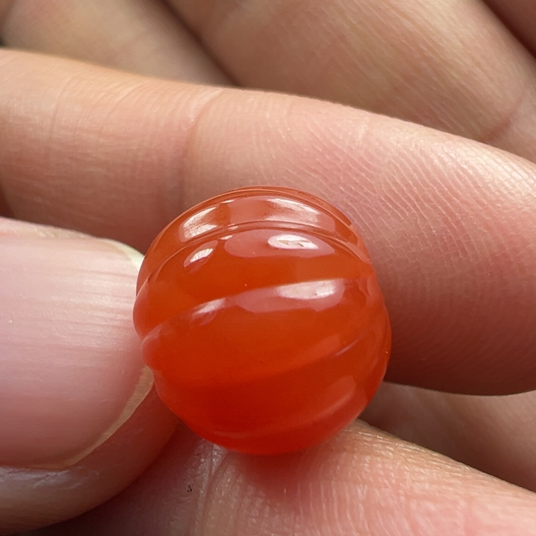 南红玛瑙未镶嵌瓜珠