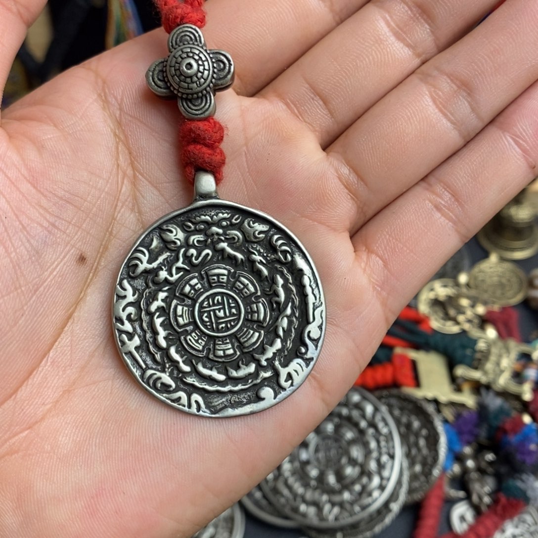 勇***藏式风格九宫八卦牌