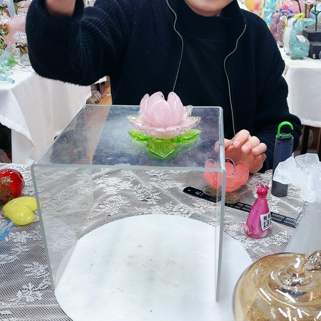 福利一套瑕不退不换琉璃花瓶艺术品