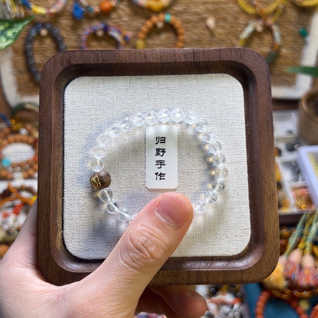 水晶手串未镶嵌水晶单圈手串