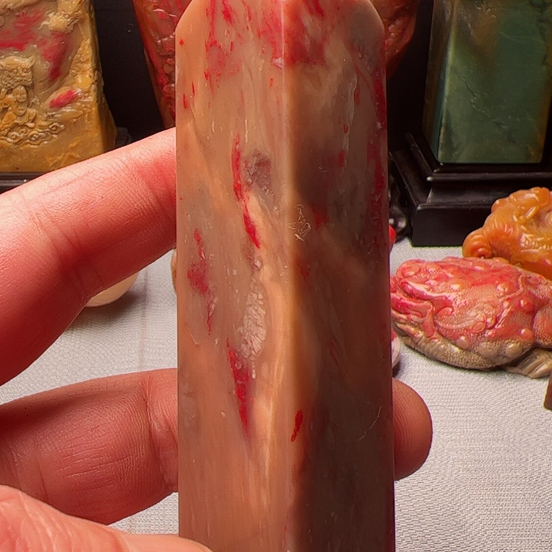 昌化石昌化鸡血石印章