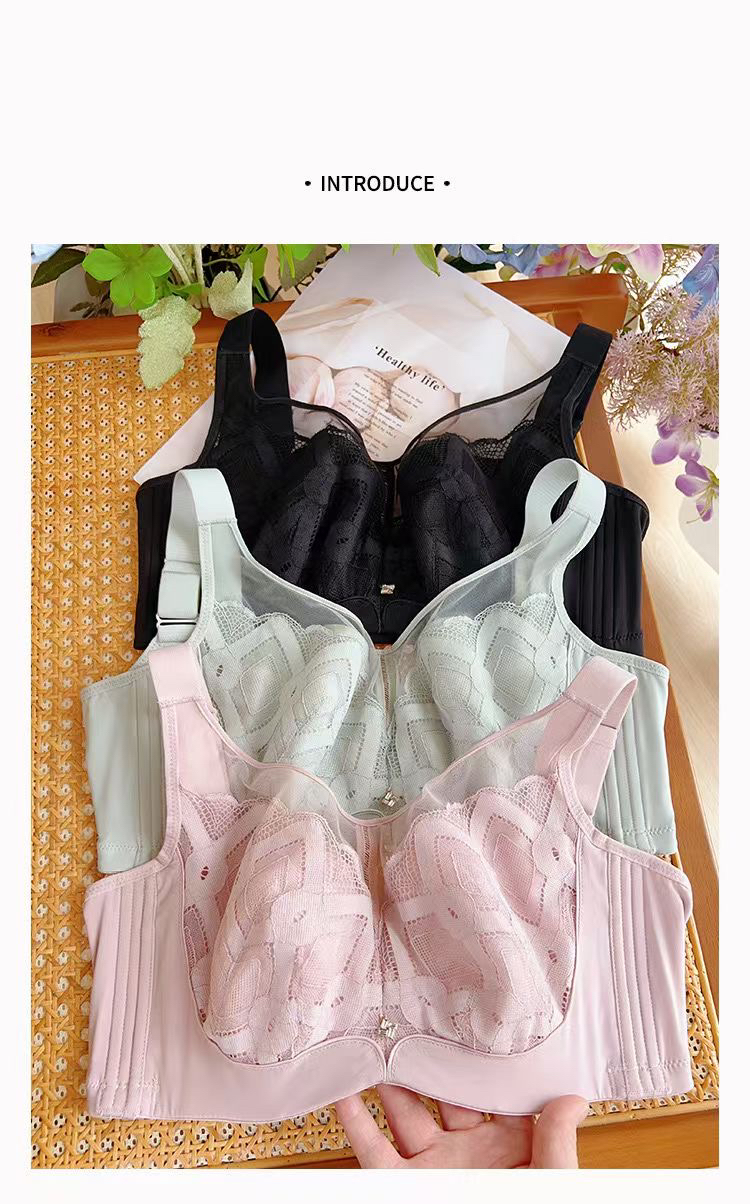 佛山高品 桑蚕丝全罩杯调整型CD杯超薄软钢圈调整型大胸文胸