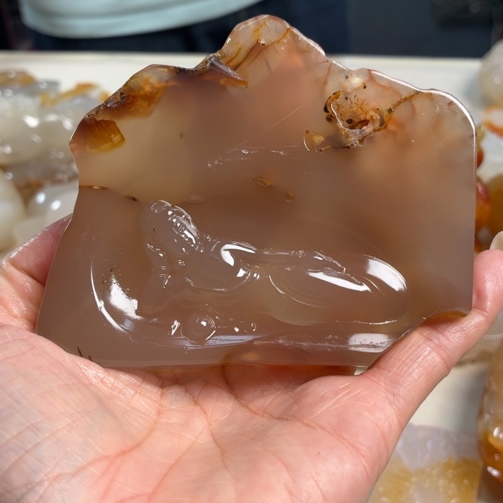 玛瑙/玉髓未镶嵌吊坠(不含链)