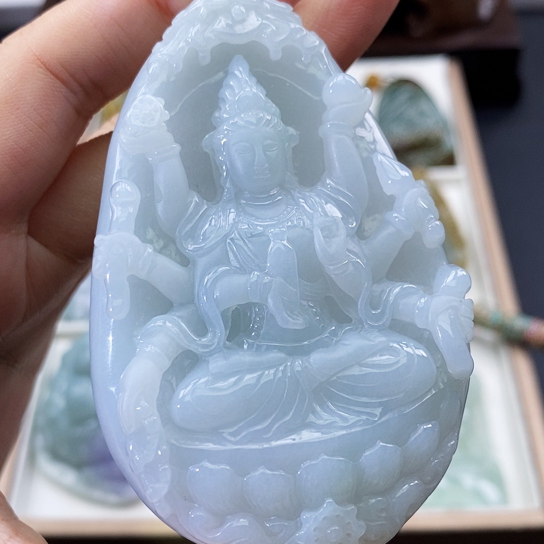 颈饰未镶嵌翡翠用****3缅甸翡翠a货
