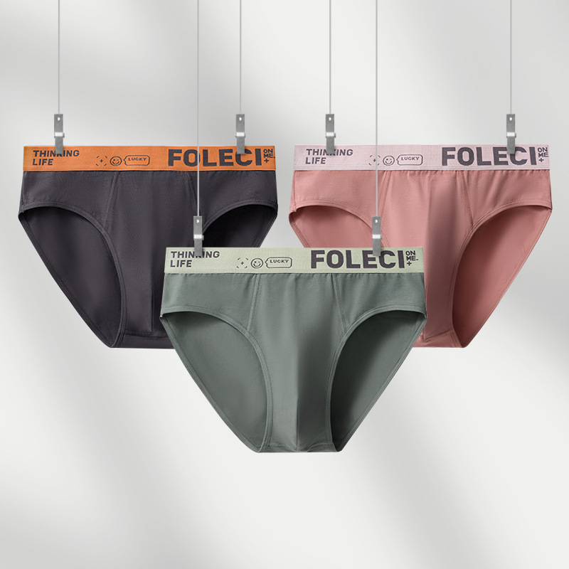 【热销爆款】男士内裤纯棉男生三角裤衩青年性感底裤大码宽松抑菌