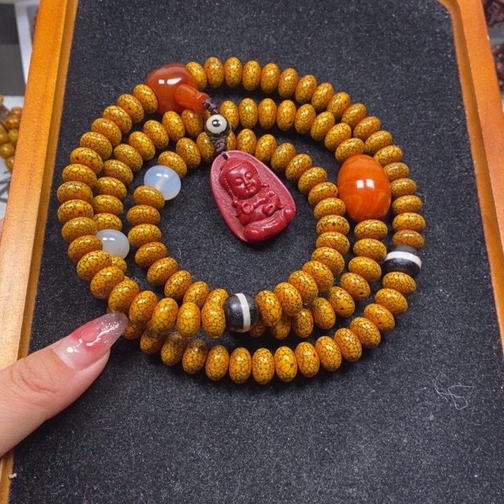 星月菩提吊坠老星月12/7