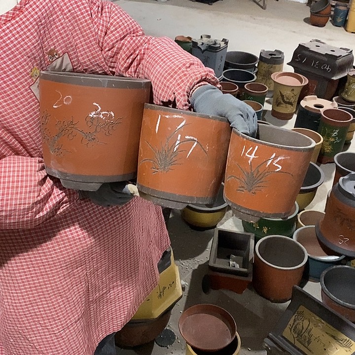 紫砂花盆紫砂花盆