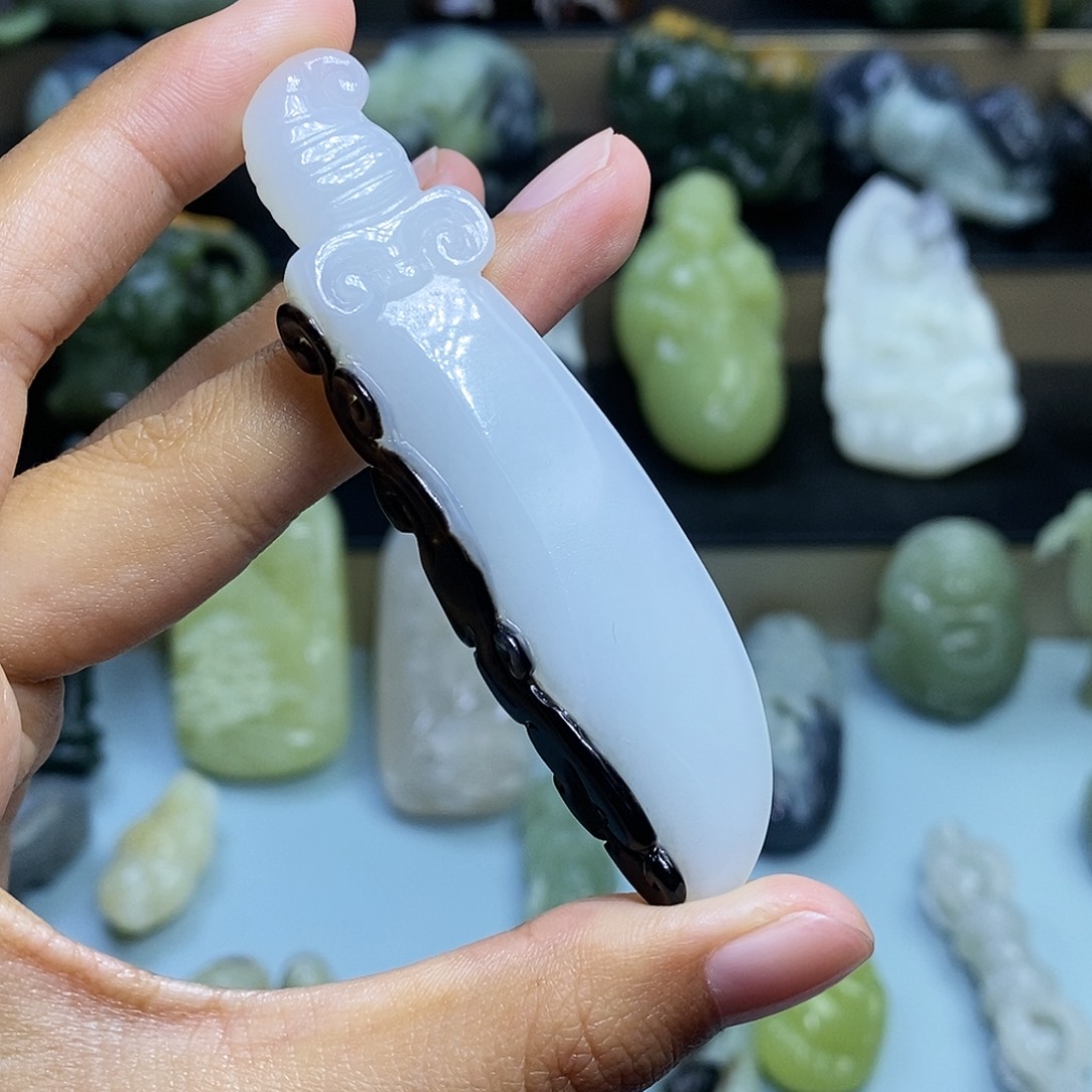 颈饰未镶嵌和田玉?****?