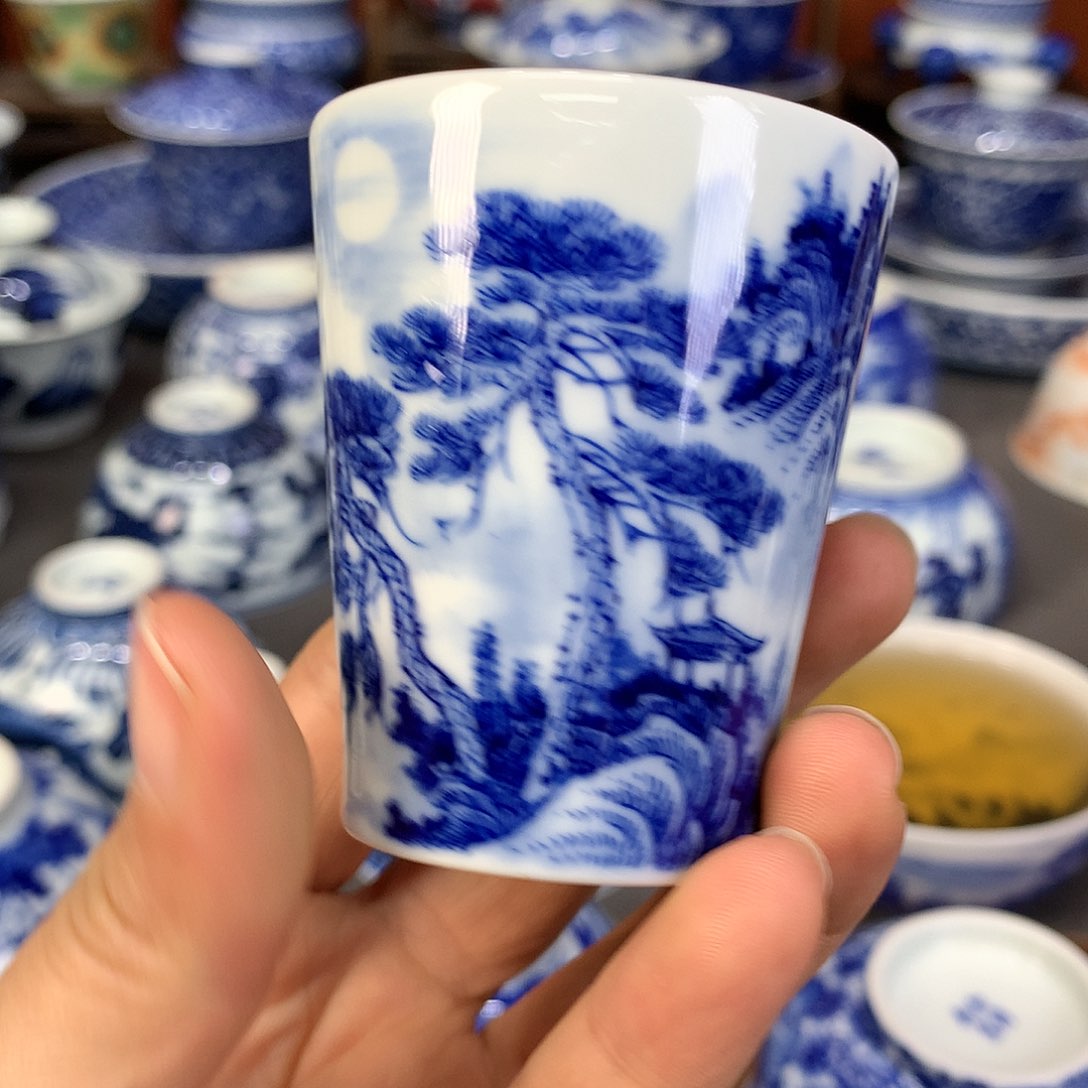 【闪购商品】瓷片@*儿景德镇陶瓷主人杯