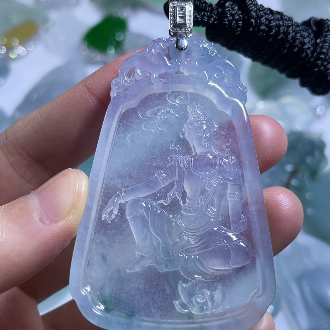 定制翡翠未镶嵌挂件