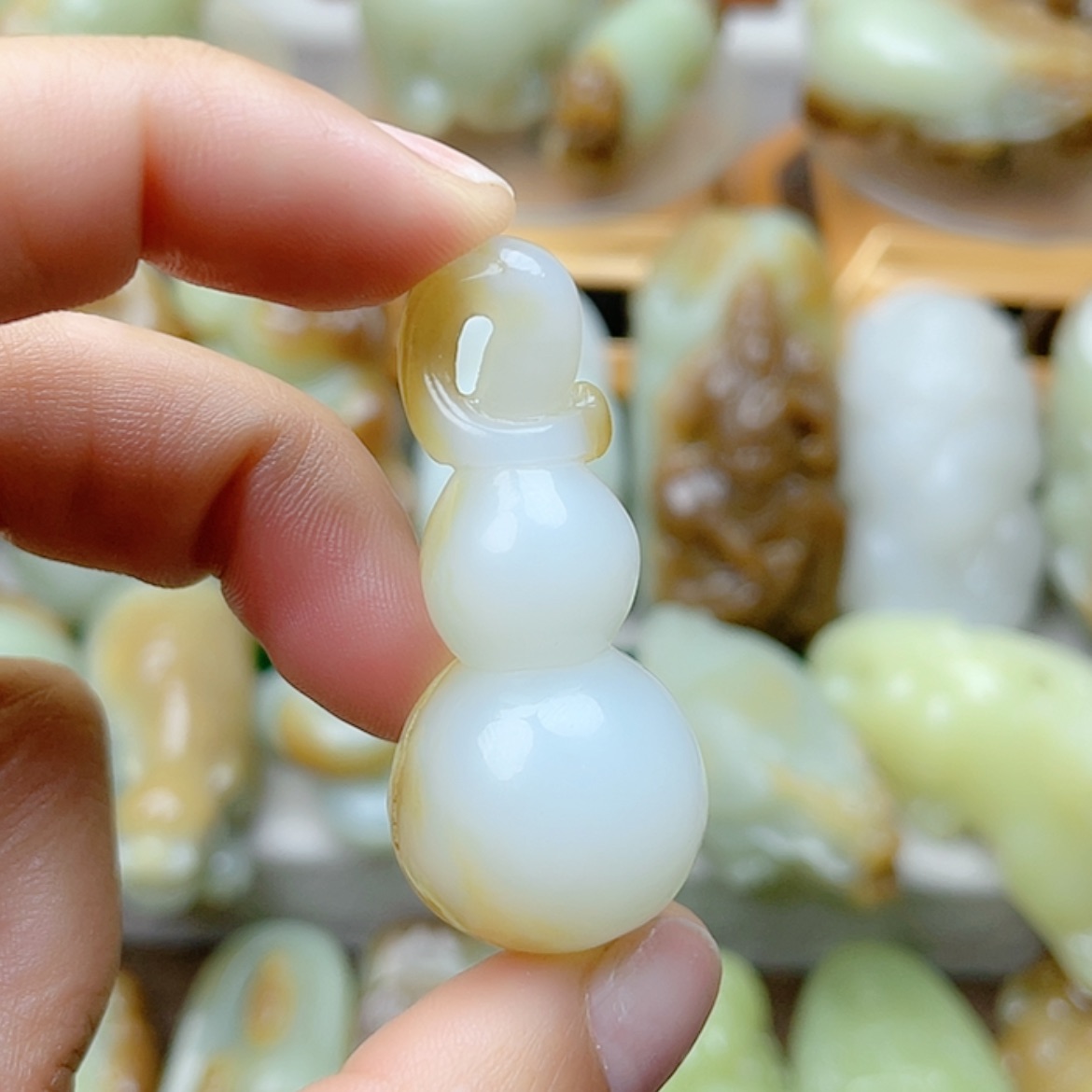 【闪购商品】未镶嵌和田玉挂件西**鸒