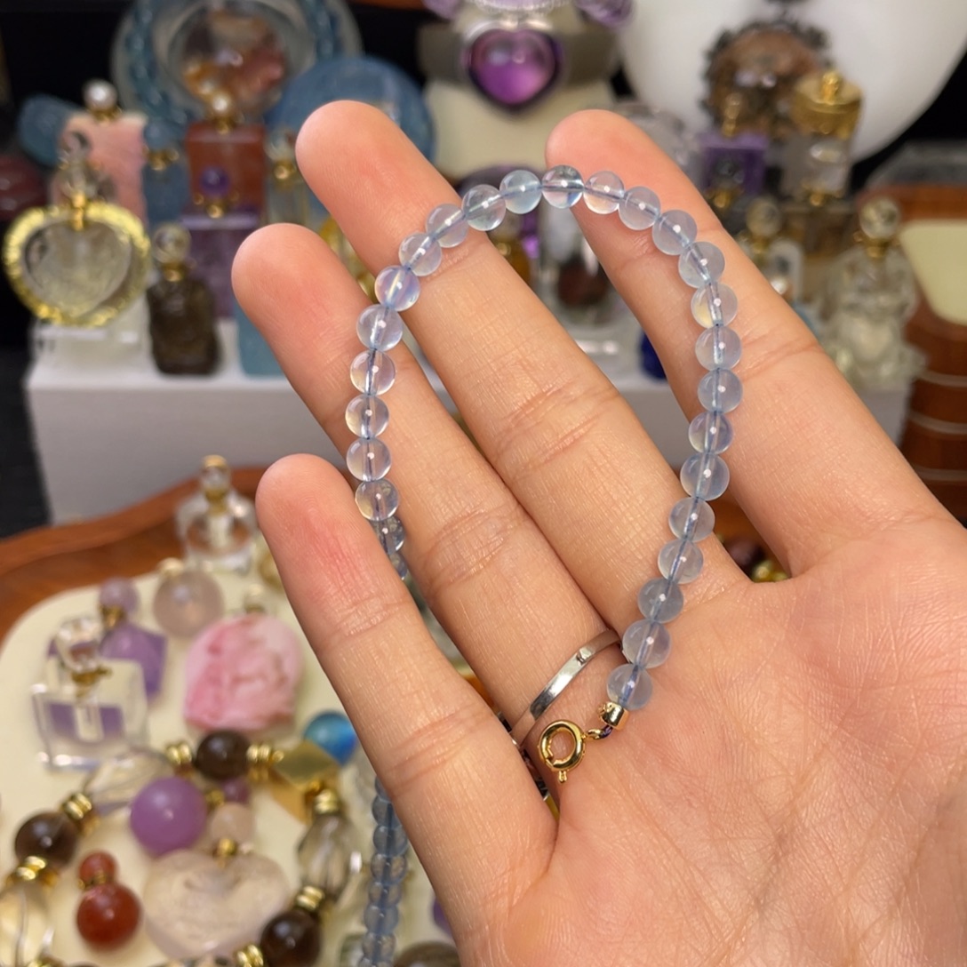 心***泠水晶未镶嵌颈饰天然水晶吊坠328