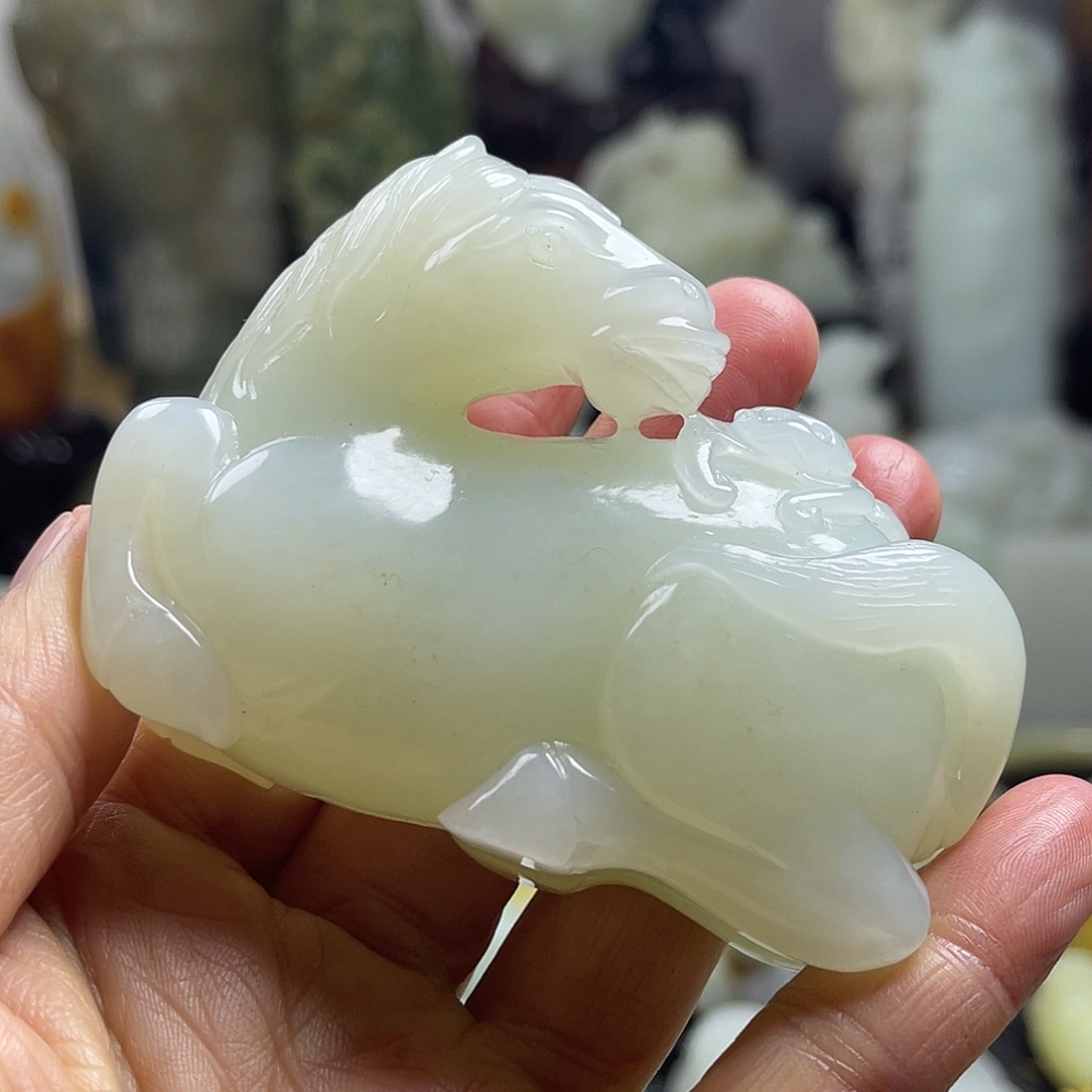 加***）和田玉（糖玉）未镶嵌挂件