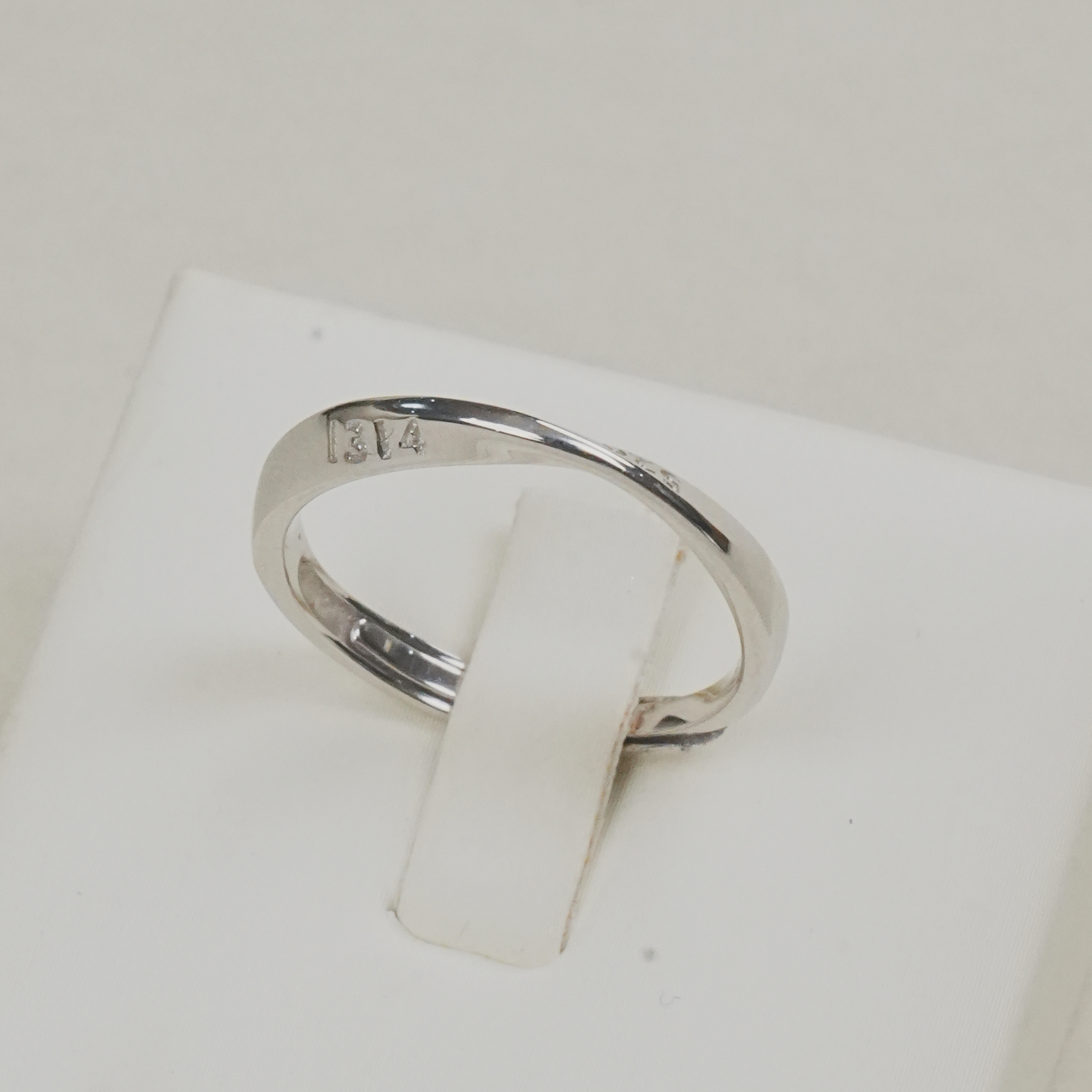 925银戒指 表白戒指520 1314 节日 礼物时尚情侣简约素圈亮面银色