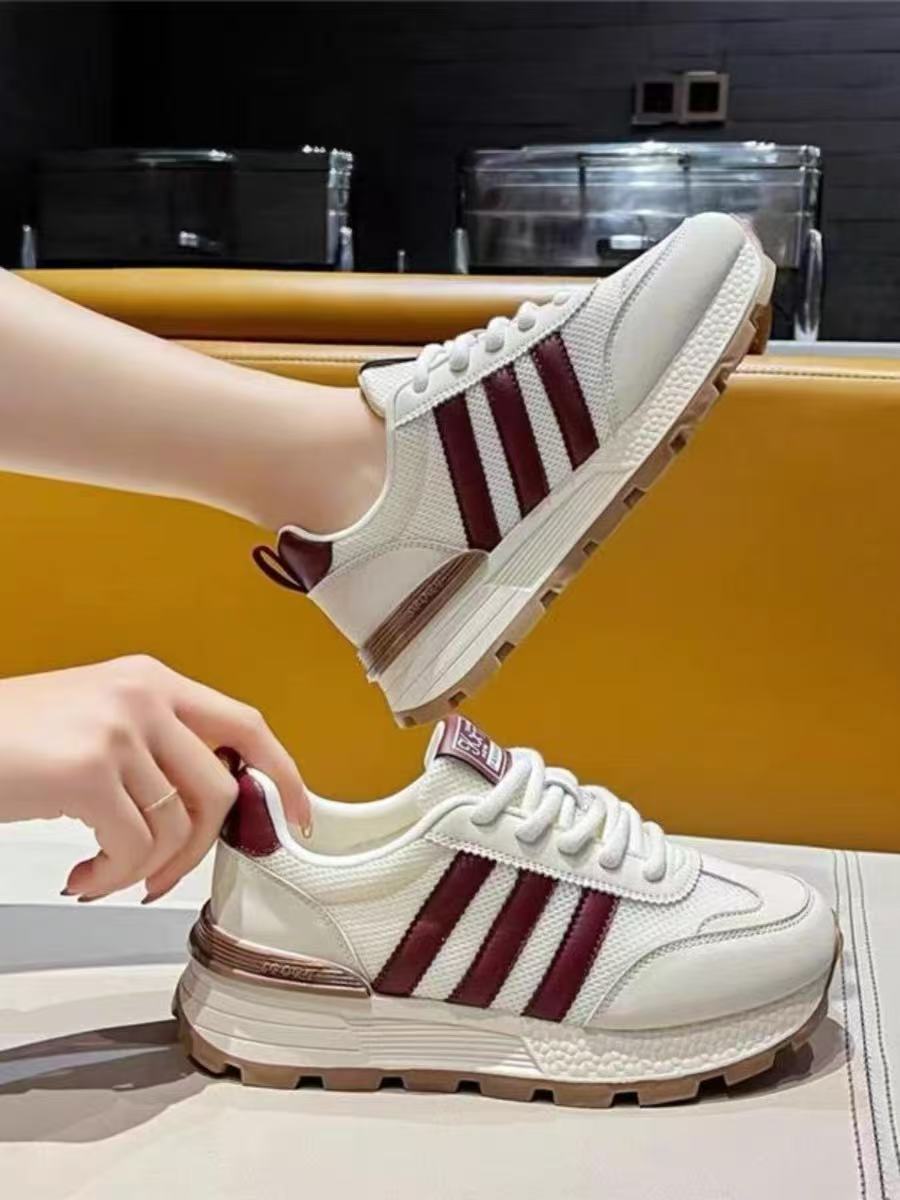 2025春季新款厚底百搭舒适阿甘鞋软底运动鞋潮鞋时尚