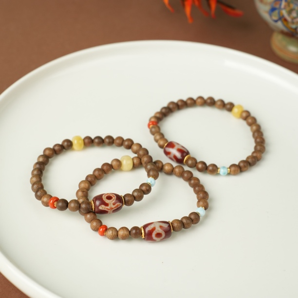 手工设计红贵人玛瑙多宝手串多样性发一6563G