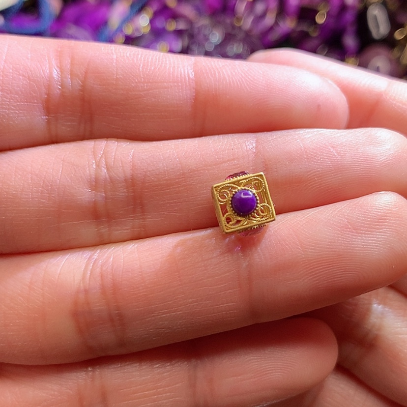 【闪购商品】苏纪石（舒俱来）吊坠银S925镀金镶嵌