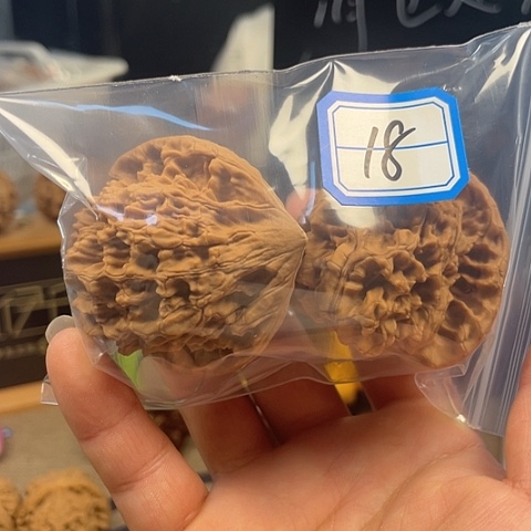 文玩核桃把件官帽50全品