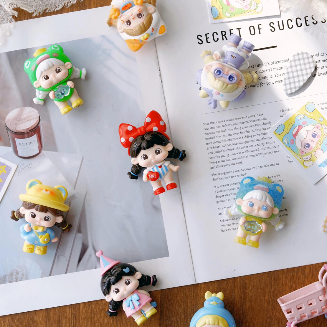 【代拆】糖糖10颗糖系列mini盲盒新品萌粒潮玩摆件