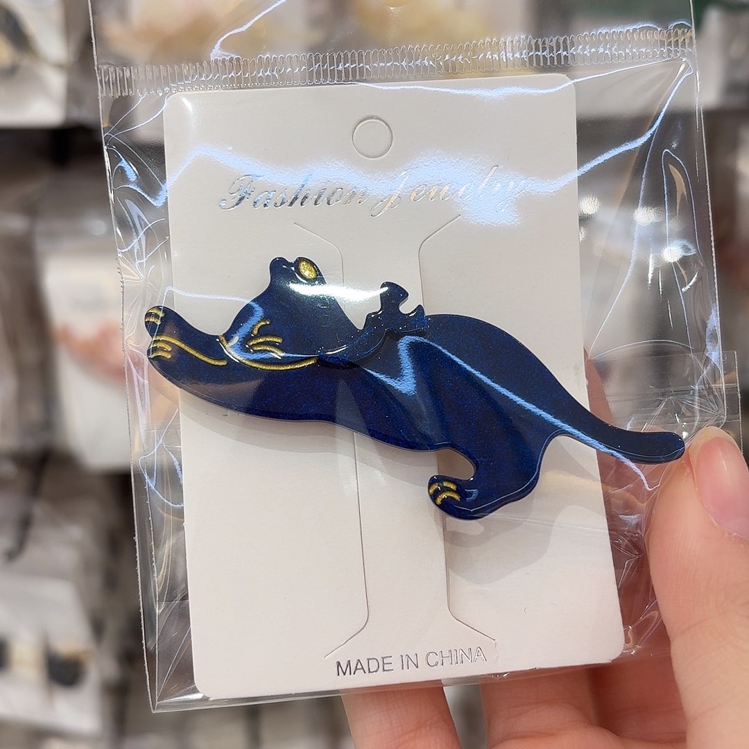 布艺铁合金猫猫鸭夹