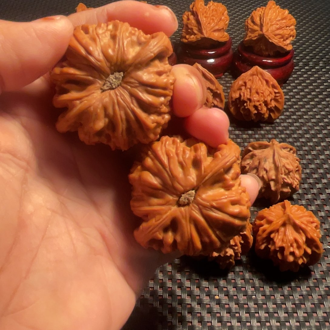 吊坠文玩核桃44mm白狮子