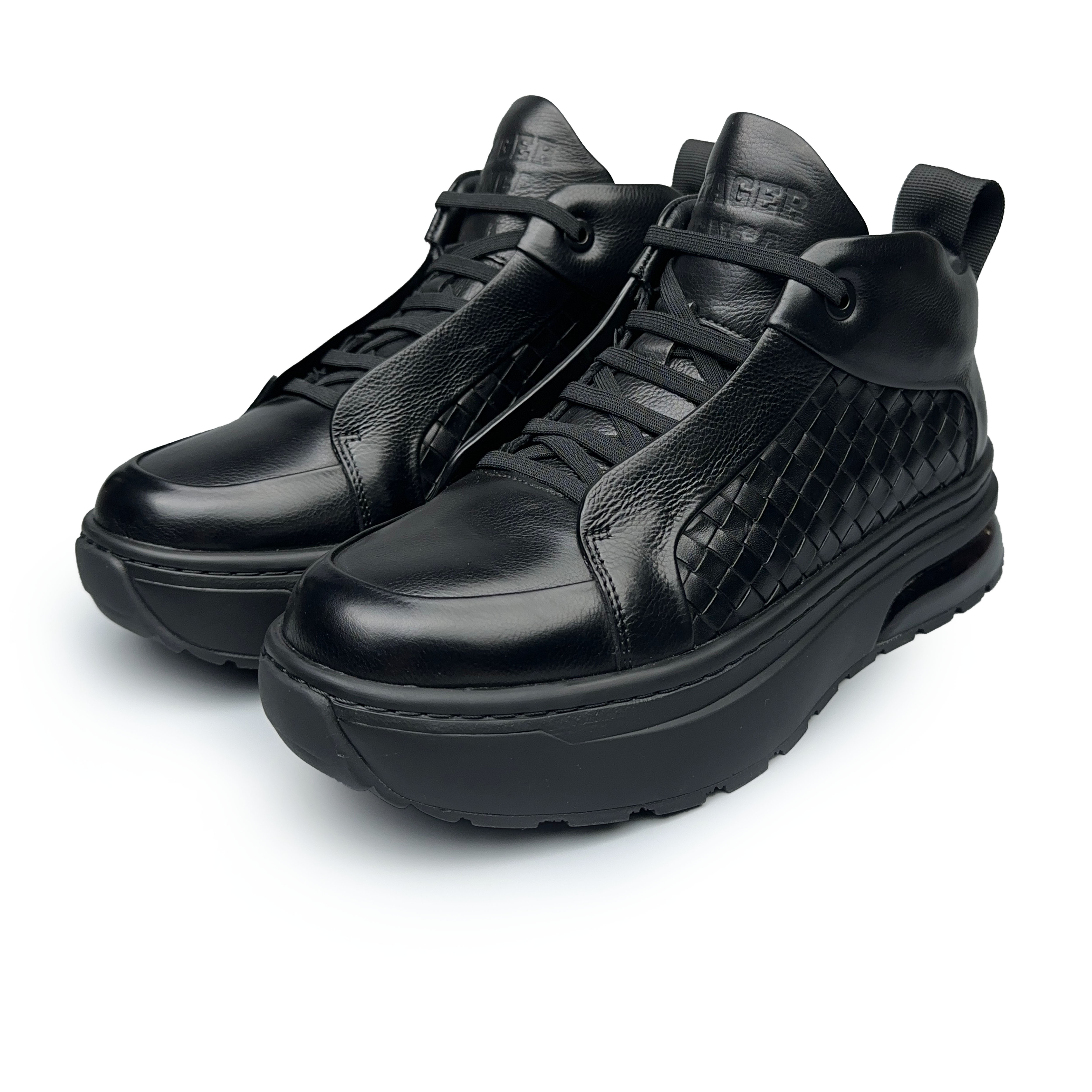 BIEUBRAYR/【断码特价】百搭舒适软底黑色厚底时尚男士休闲鞋