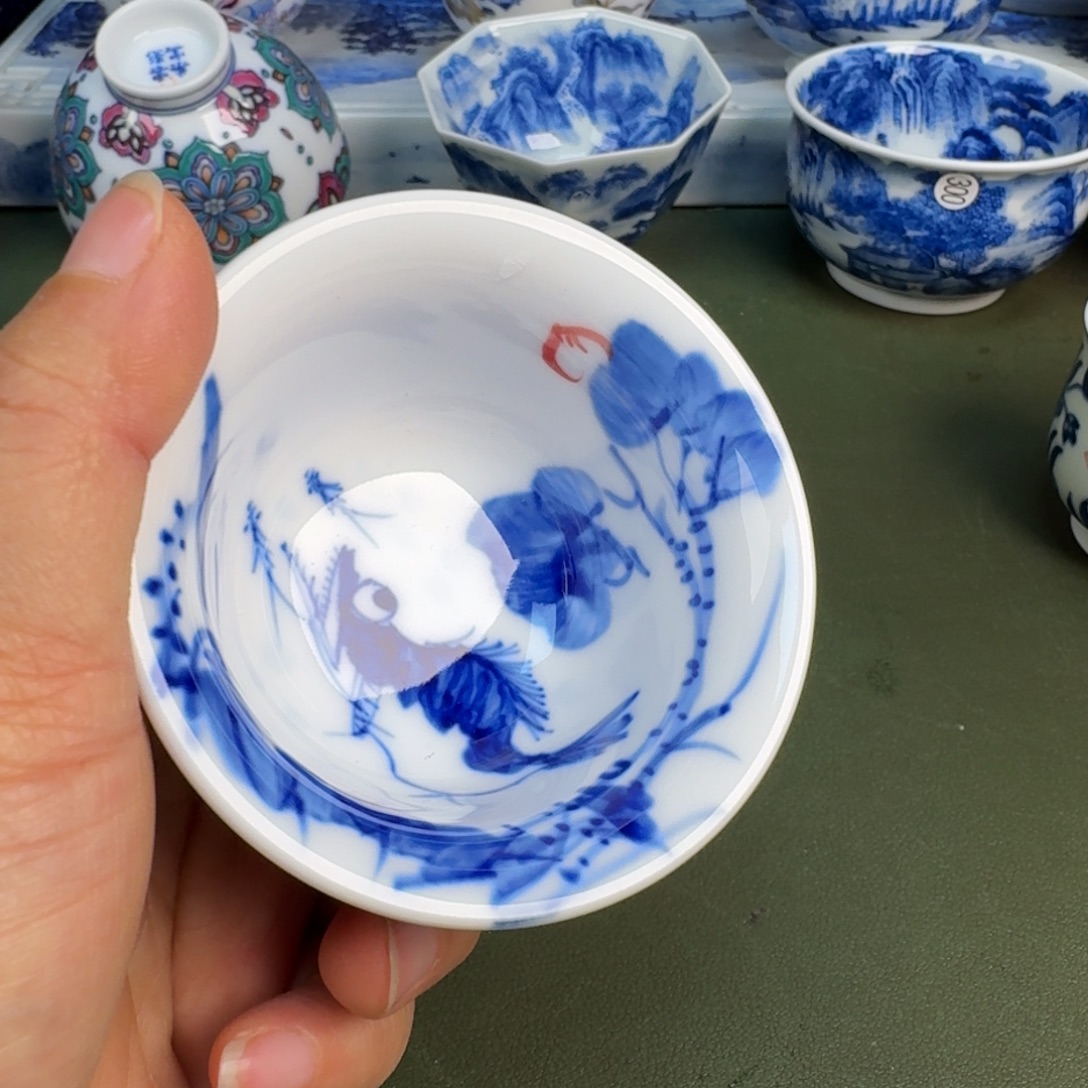 陶景德镇纯手绘茶具圆圆204