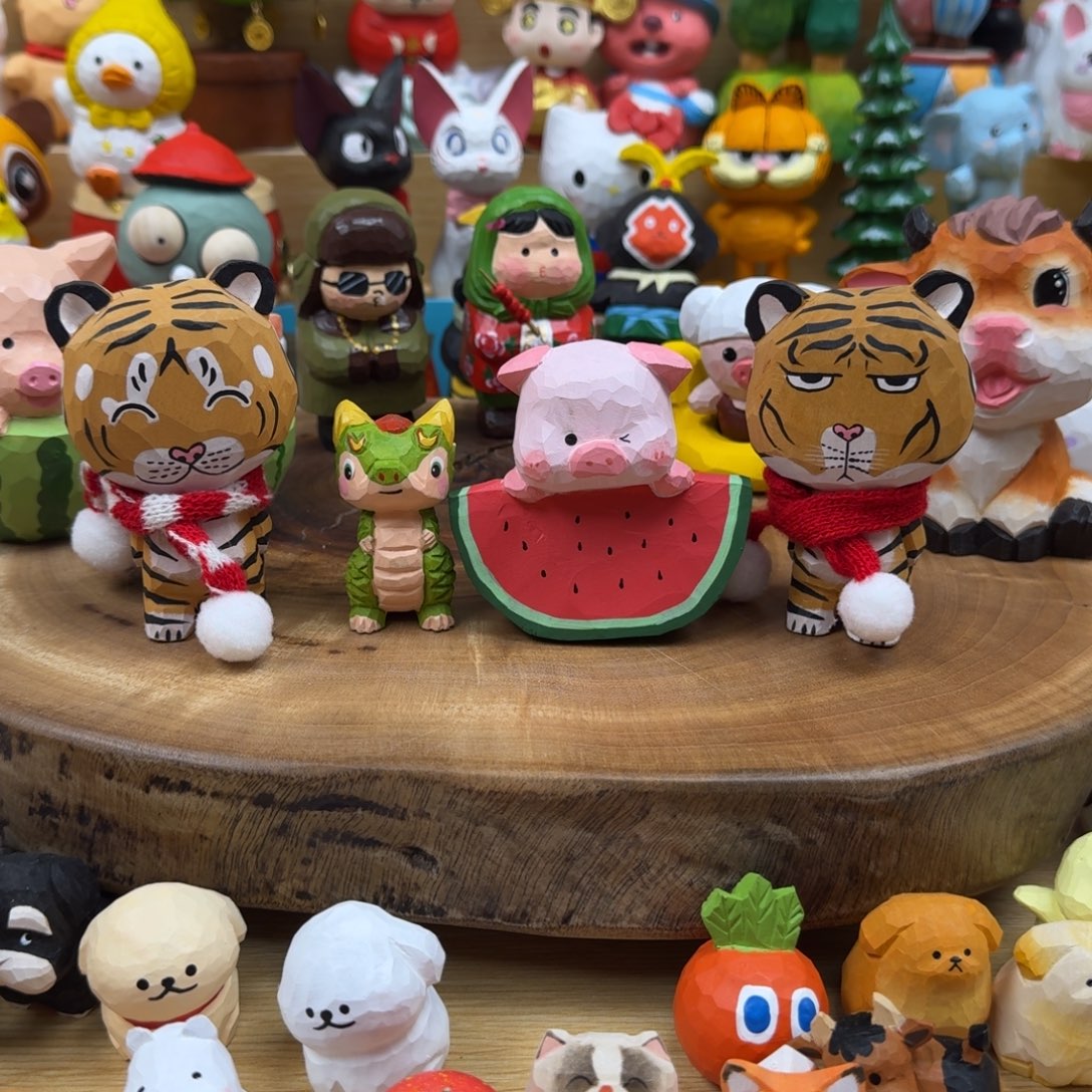 木两个老虎➕猪➕龙