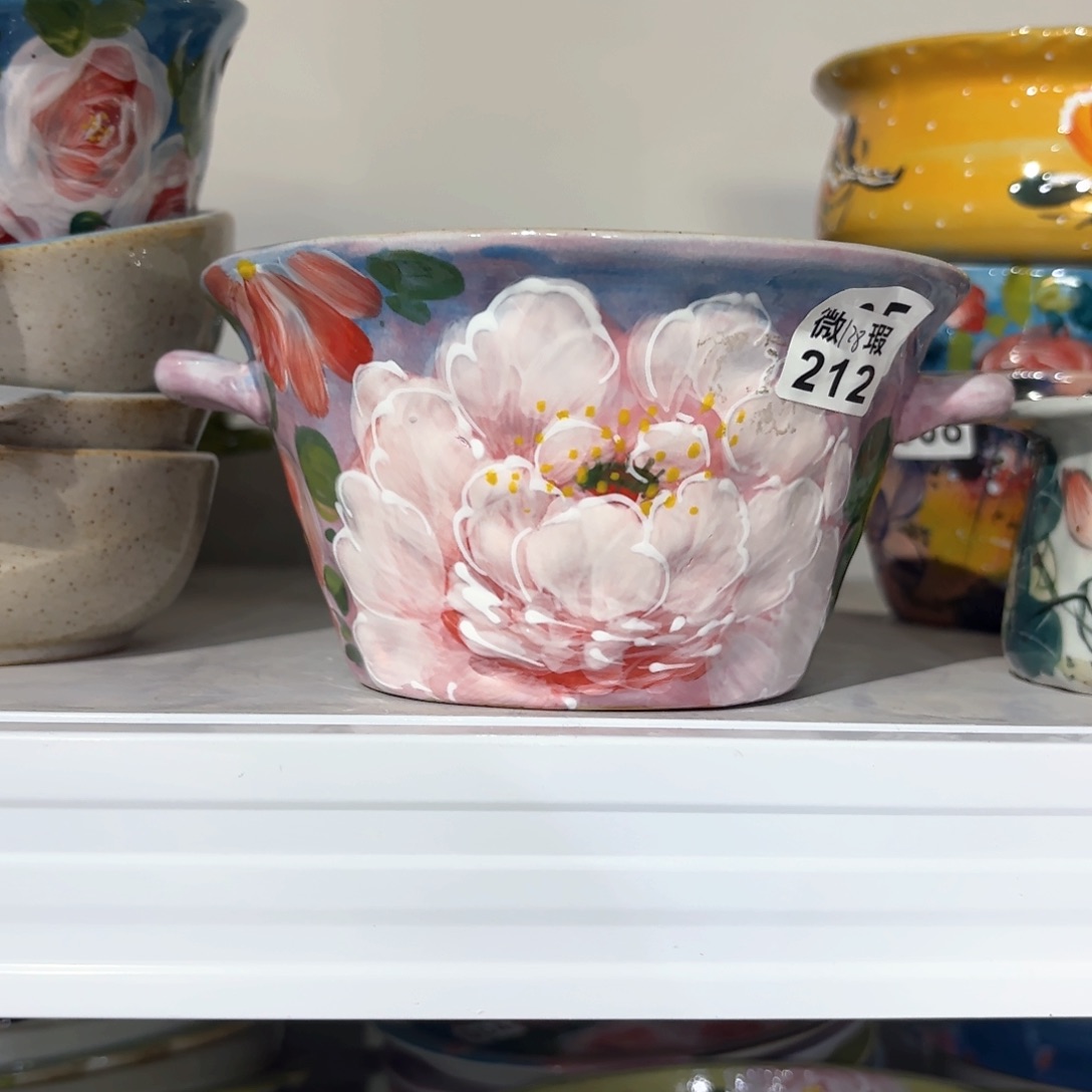 景德镇手绘高温釉下彩陶瓷茶具