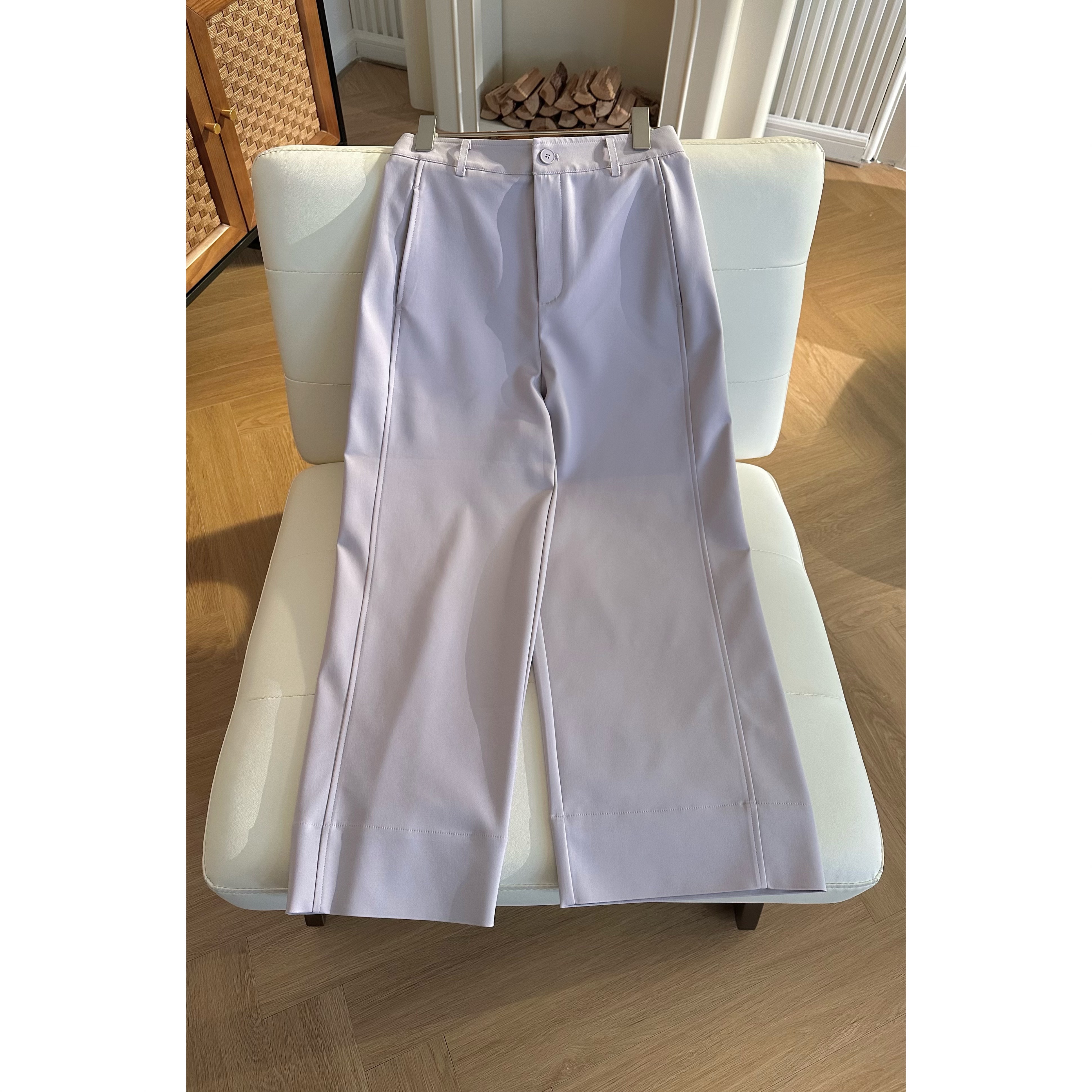 【紫气东来】2025新款百搭气质简约高腰宽松A字阔腿裤MF-1655