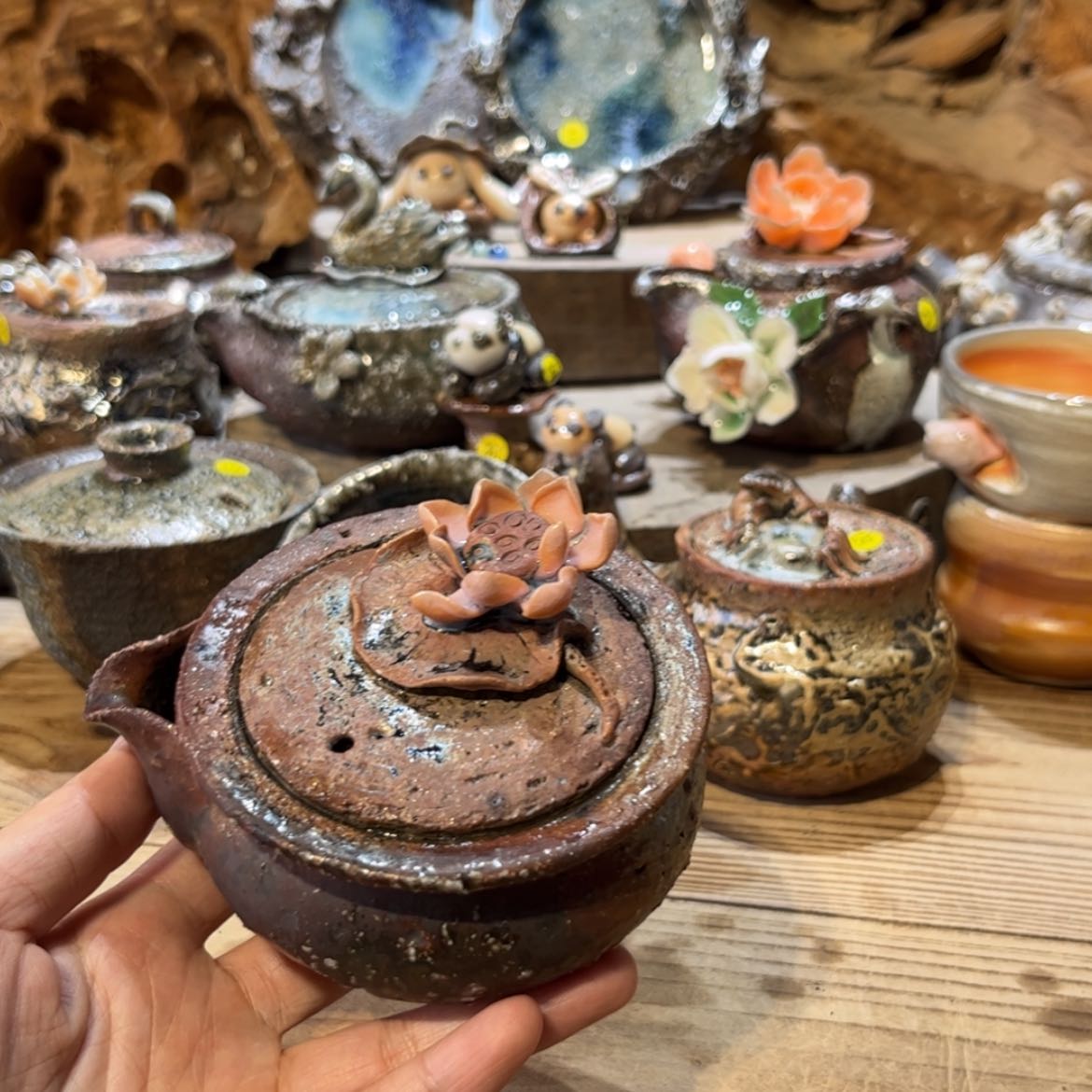 【闪购商品】柴烧茶具手工茶杯宝瓶142